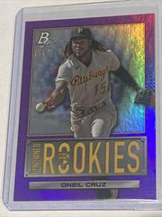 Oneil Cruz [Purple] #RR-5 Baseball Cards 2022 Bowman Platinum Renowned Rookies Prices