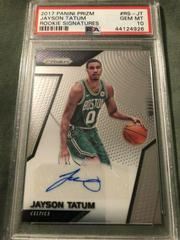 Jayson Tatum Basketball Cards 2017 Panini Prizm Rookie Signatures Prices