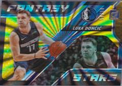 Luka Doncic [Yellow Laser] Basketball Cards 2020 Donruss Fantasy Stars Prices