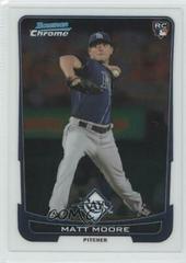 Matt Moore Baseball Cards 2012 Bowman Chrome Draft Prices