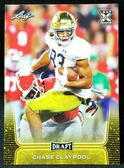 Chase Claypool [Gold] Football Cards 2020 Leaf Draft Prices