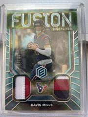Davis Mills [Blue] Football Cards 2022 Panini Elements Fusion Swatches Prices