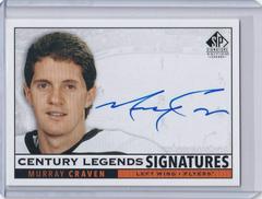 Murray Craven #CL-MC Hockey Cards 2020 SP Signature Edition Legends Century Prices