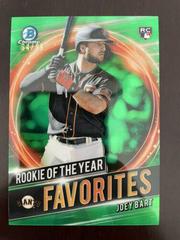 Joey Bart [Green Refractor] #RRY-JB Baseball Cards 2021 Bowman Chrome Rookie of the Year Favorites Prices