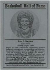 Ann Meyers Basketball Cards 1986 Hall of Fame Metallic Prices