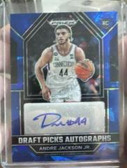 Andre Jackson Jr. [Blue Ice] #DPA-AJJ Basketball Cards 2023 Panini Prizm Draft Picks Autographs Prices