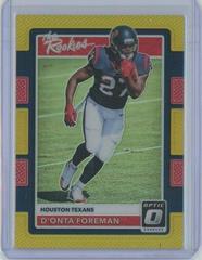 D'Onta Foreman [Gold] #25 Football Cards 2017 Panini Donruss Optic the Rookies Prices
