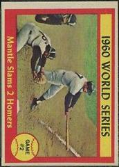World Series Game 2 [Mantle Slams 2 Homers] Baseball Cards 1961 Topps Prices