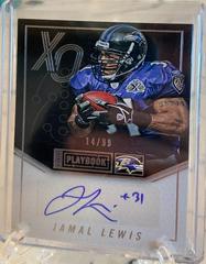 Jamal Lewis Football Cards 2016 Panini Playbook X's and O's Signatures Prices
