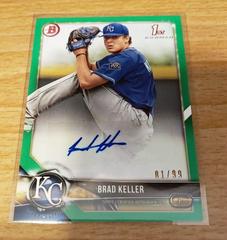 Brad Keller [Green] Baseball Cards 2018 Bowman Paper Prospects Autographs Prices
