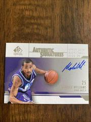 Maurice Williams #MW-A Basketball Cards 2003 SP Authentic Signatures Prices