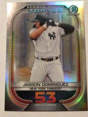 Jasson Dominguez Baseball Cards 2021 Bowman Scout’s Top 100 Prices