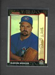 David Wells [Refractor] #252 Baseball Cards 1999 Bowman Chrome Gold Prices