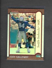 Joey Galloway [Gold Refractor] #7 Football Cards 1999 Bowman Chrome Prices