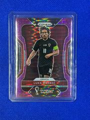 Luka Modric [Breakaway Purple] Soccer Cards 2022 Panini Prizm World Cup Prices