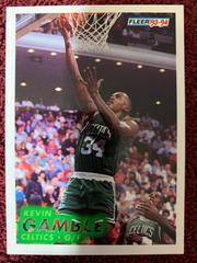 Kevin Gamble #13 Basketball Cards 1993 Fleer Prices
