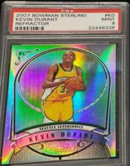 Kevin Durant [Refractor] Basketball Cards 2007 Bowman Sterling Prices
