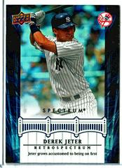 Derek Jeter #DJ23 Baseball Cards 2008 Upper Deck Spectrum Jeter Retrospectrum Prices