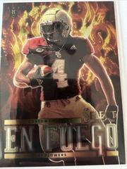 Zay Flowers #EF-ZF Football Cards 2023 Panini Select Draft Picks En Fuego Prices