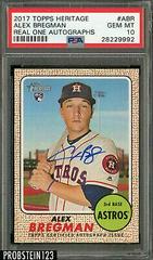 Alex Bregman #ABR Baseball Cards 2017 Topps Heritage Real One Autographs Prices