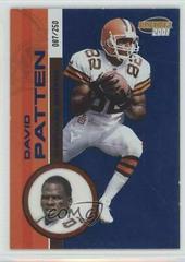 David Patten [Blue] Football Cards 2001 Pacific Invincible Prices