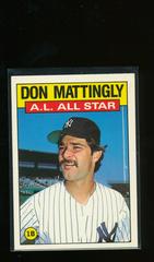 Don Mattingly #712 Baseball Cards 1986 Topps Tiffany Prices