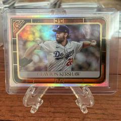 Clayton Kershaw [Orange] #7 Baseball Cards 2021 Topps Gallery Prices
