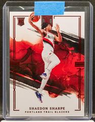 Shaedon Sharpe [Asia] #15 Basketball Cards 2022 Panini Impeccable Prices