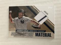 Gerrit Cole [Gold] Baseball Cards 2024 Topps Major League Material Prices