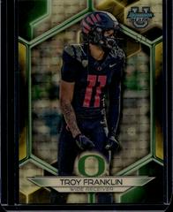 Troy Franklin [Superfractor] #92 Football Cards 2023 Bowman's Best University Prices