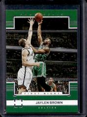 Jaylen Brown #5 Basketball Cards 2022 Panini Photogenic First Night Prices