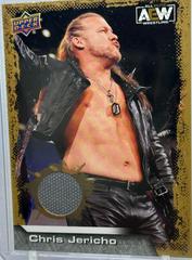 Chris Jericho [Mat Relic] Wrestling Cards 2022 Upper Deck AEW Prices