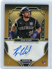 Ryan Vilade [Gold] #RA-RV Baseball Cards 2022 Topps Triple Threads Rookie Autographs Prices