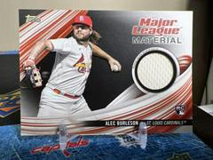 Alec Burleson [Black] #MLM-AB Baseball Cards 2023 Topps Update Major League Material Prices