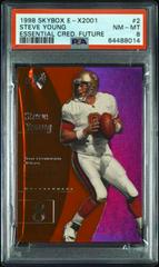 Steve Young [Essential Credentials Future] #2 Football Cards 1998 Skybox E X2001 Prices