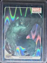 Abomination [Teal Wave] #81 Marvel 2023 Upper Deck Platinum Prices
