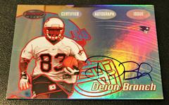 Deion Branch [Autograph Red] Football Cards 2002 Bowman's Best Prices