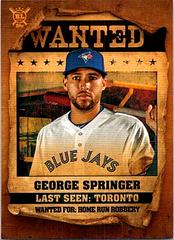 George Springer #WT-13 Baseball Cards 2021 Topps Big League Wanted Prices