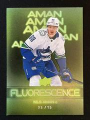 Nils Aman [Green] #F-12 Hockey Cards 2022 Upper Deck Fluorescence Prices