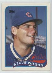 Steve Wilson #131T Baseball Cards 1989 Topps Traded Prices
