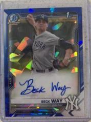 Beck Way #BSPA-BW Baseball Cards 2021 Bowman Sapphire Autographs Prices