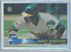 Rickey Henderson [Refractor] #159 Baseball Cards 1996 Topps Chrome Prices