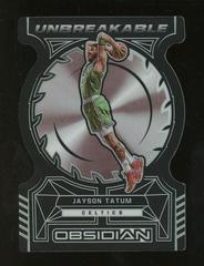 Jayson Tatum Basketball Cards 2021 Panini Obsidian Unbreakable Prices