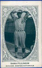 Dana Fillingim Baseball Cards 1922 E120 American Caramel Prices