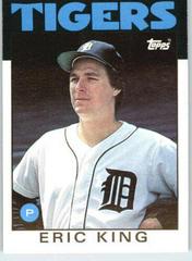 Eric King #53T Baseball Cards 1986 Topps Traded Prices