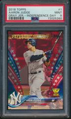 Aaron Judge [Gray Jersey Independence Day] Baseball Cards 2018 Topps Prices