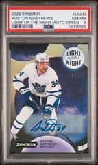 Auston Matthews [Green Autograph] Hockey Cards 2022 Upper Deck Synergy Light Up The Night Prices