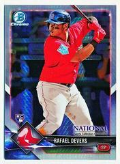 Rafael Devers Baseball Cards 2018 Bowman Chrome National Convention Prices