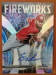 Sam Bachman [Autograph Silver Prizm] Baseball Cards 2021 Panini Prizm Draft Picks Fireworks Prices