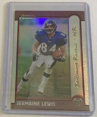 Jermaine Lewis [Gold Refractor] #55 Football Cards 1999 Bowman Chrome Prices
